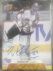 Patrick Roy #CS-PR Hockey Cards 2020 Upper Deck Clear Cut Canvas Signatures Prices