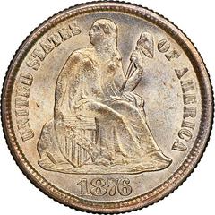 1876 CC Coins Seated Liberty Dime Prices