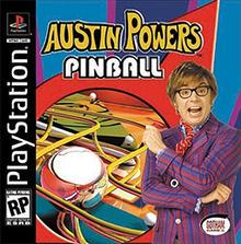 Austin Powers Pinball Cover Art