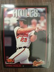Chris Hoiles #205 Baseball Cards 1993 Panini Donruss Triple Play Prices