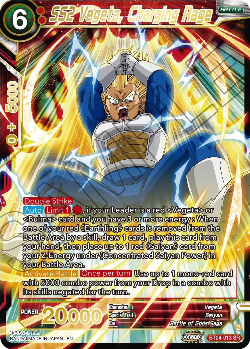 SS2 Vegeta, Charging Rage [Foil] BT24-013 Dragon Ball Super Beyond Generations