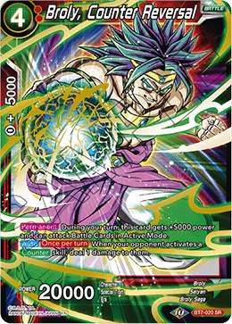 Broly, Counter Reversal BT7-020 Dragon Ball Super Assault of the Saiyans