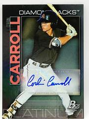 Corbin Carroll [Autograph] #TOP-79 Baseball Cards 2020 Bowman Platinum Top Prospects Prices