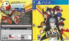 Back Inlay | Persona 4 Golden Playstation 4