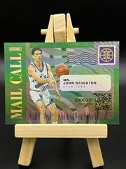 John Stockton [Green] Basketball Cards 2021 Panini Illusions Mail Call Prices