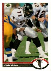 Chris Hinton #394 Football Cards 1991 Upper Deck Prices