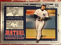Hideki Matsui #HM50 Baseball Cards 2004 Upper Deck Matsui Chronicles Prices