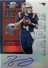 Bailey Zappe [2012 Throwback Autograph] #12TR-BZ Football Cards 2022 Panini Contenders Optic Throwback Rookie Autographs Prices