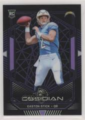 Easton Stick [Electric Etch Purple] Football Cards 2019 Panini Obsidian Prices