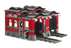 LEGO Set | Train Engine Shed LEGO Train