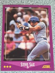 Steve Sax #35 Baseball Cards 1988 Score Prices