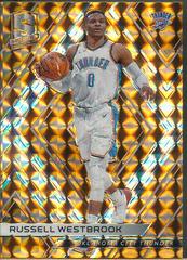 Russell Westbrook Neon Orange Basketball Cards 2017 Panini Spectra Prices
