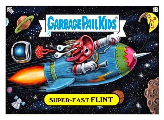 Super-fast Flint #1b Cover Art
