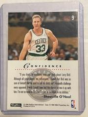 Back | Shaquille O'Neal Basketball Cards 1993 Skybox Premium Shaq Talk