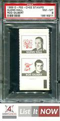 Rod Gilbert, Glenn Hall Hockey Cards 1969 O-Pee-Chee Stamps Prices