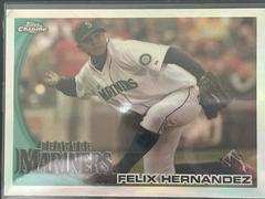 Felix Hernandez [Refractor] #92 Baseball Cards 2010 Topps Chrome Prices