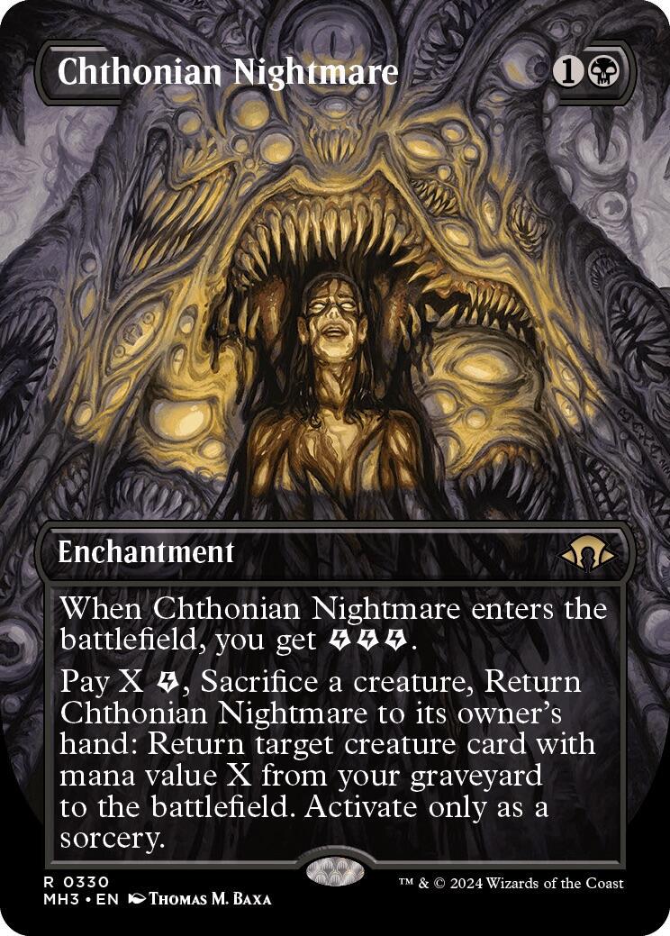 Chthonian Nightmare [Borderless] #330 Magic Modern Horizons 3