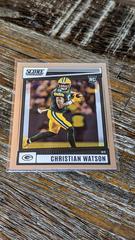 Christian Watson #SP-367 Football Cards 2022 Panini Chronicles Score Premium Rookies Prices