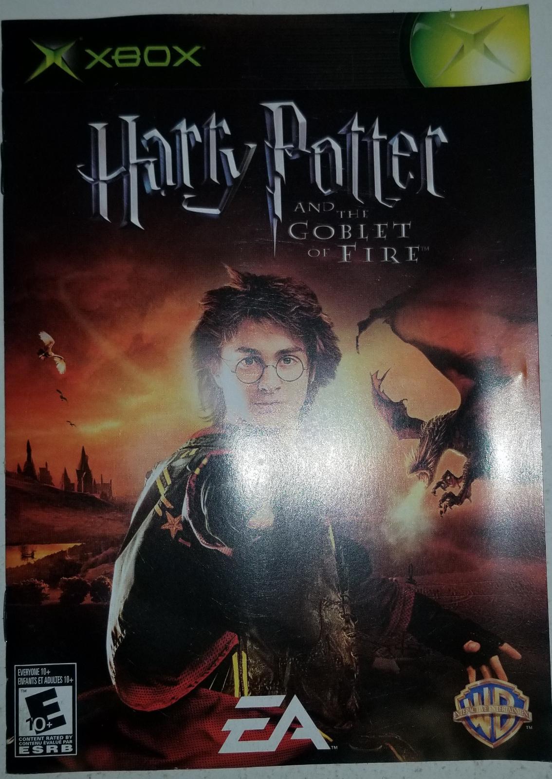 Harry Potter and the Goblet of Fire Manual only Xbox