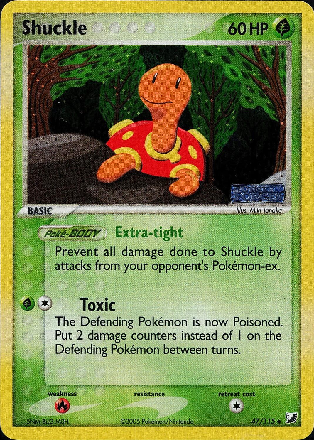 Shuckle [Reverse Holo] #47 Pokemon Unseen Forces