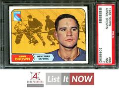 Arnie Brown Hockey Cards 1968 Topps Prices
