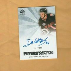 Stephane DA Costa [Autograph] Hockey Cards 2011 SP Authentic Prices