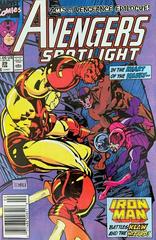 Avengers Spotlight [Newsstand] #29 (1990) Comic Books Avengers Spotlight Prices