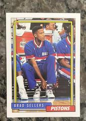 Brad Sellers #82 Basketball Cards 1992 Topps Prices