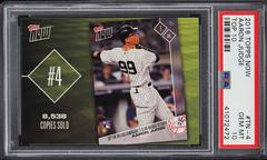 Aaron Judge #TN-4 Baseball Cards 2018 Topps Now Prices