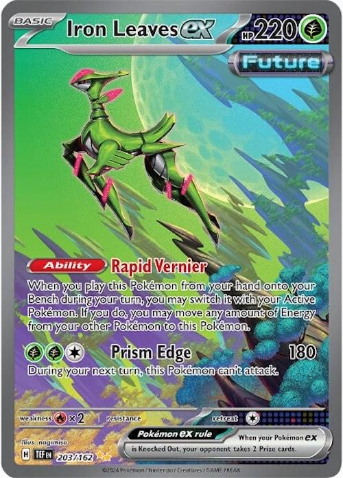 Iron Leaves ex #203 Pokemon Temporal Forces