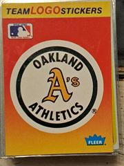 A's MLB logo sticker Baseball Cards 1991 Fleer Prices