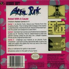 Atomic Punk - Back | Atomic Punk GameBoy