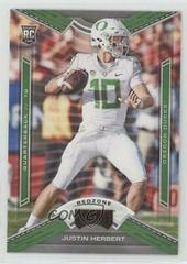 Justin Herbert [Red Zone] Football Cards 2020 Panini Chronicles Draft Picks Playoff Prices