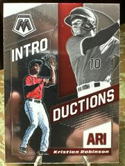 Kristian Robinson #INT12 Baseball Cards 2021 Panini Mosaic Introductions Prices