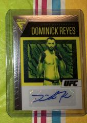 Dominick Reyes #FA-DRY Ufc Cards 2021 Panini Chronicles UFC Flux Auto Prices