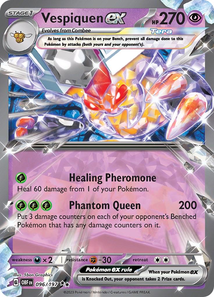 Vespiquen ex #96 Pokemon Obsidian Flames