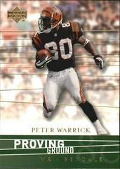 Peter Warrick Football Cards 2001 Upper Deck Proving Ground Prices