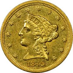 1849 Coins Liberty Head Quarter Eagle Prices