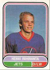 Heikki Riihiranta Hockey Cards 1975 O-Pee-Chee WHA Prices