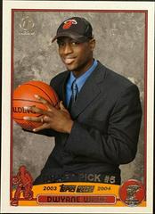 Dwyane Wade [1st Edition] Basketball Cards 2003 Topps Prices
