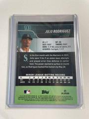 Julio Rodriguez [Xfractor, Back] #148 | Julio Rodriguez [Xfractor] Baseball Cards 2022 Stadium Club Chrome