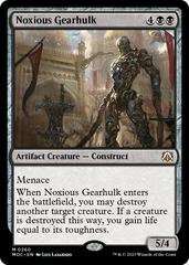 Noxious Gearhulk #260 Magic March of the Machine Commander Prices