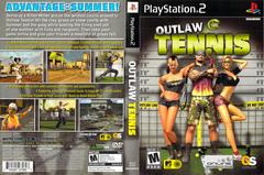 Slip Cover Scan By Canadian Brick Cafe | Outlaw Tennis Playstation 2