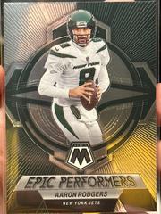 Aaron Rodgers #EP-AR Football Cards 2023 Panini Mosaic Epic Performers Prices