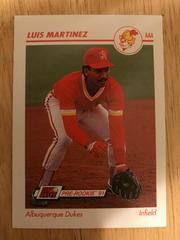 Luis Martinez #14 Baseball Cards 1991 Impel Line Drive Prices