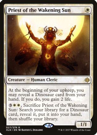 Priest of the Wakening Sun [Foil] Magic Ixalan