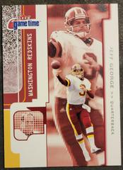 Jeff George #9 Football Cards 2001 Fleer Game Time Prices