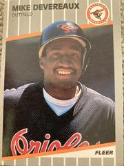 Mike Devereaux #U-2 Baseball Cards 1989 Fleer Update Prices