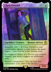 Clara Oswald [Foil] #9 Magic Doctor Who Prices