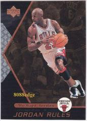 Michael Jordan #J5 Basketball Cards 1998 Upper Deck Ovation Jordan Rules Prices